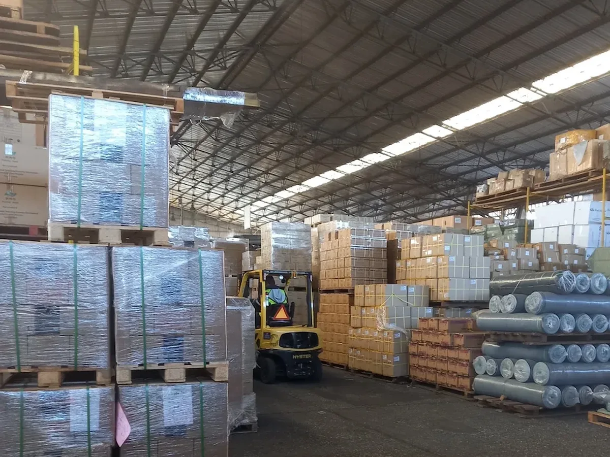 Palletized inventory and forklift operations